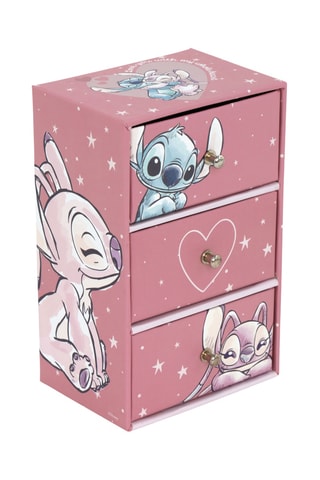 Boîte de rangement Stitch et Angel Lilo et Stitch Disney - 9,5 x 7 x 15 cm