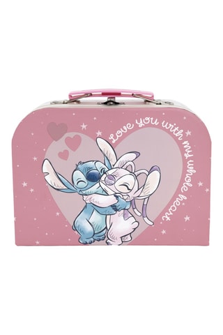 Mallette de rangement Stitch et Angel Lilo et Stitch Disney - Rose
