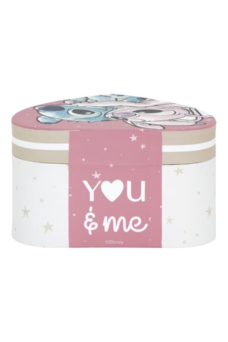 Boîte de rangement Stitch et Angel Lilo et Stitch Disney - 12 x 12 x 7 cm