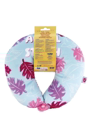 Oreiller de voyage réversible Stitch et Angel Lilo et Stitch Disney - Rose - 28 x 28 x 6 cm