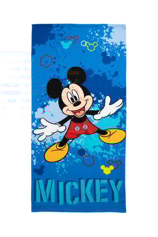 Drap de douche Mickey Disney - Bleu - 70 x 140 cm