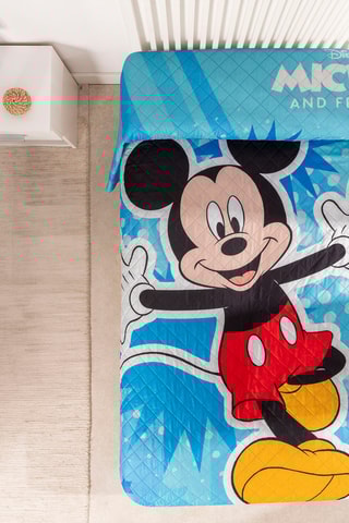 Couvre-lit Mickey Disney - Bleu