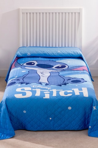 Couvre-lit Stitch Lilo et Stitch Disney - Bleu