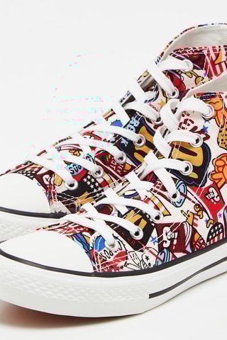 Baskets montantes - Multicolore