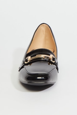 Mocassins à talons - Noir