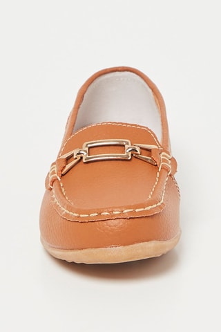 Mocassins en cuir - Camel