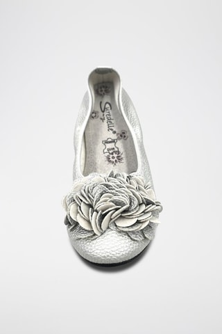 Ballerines en cuir - Argenté