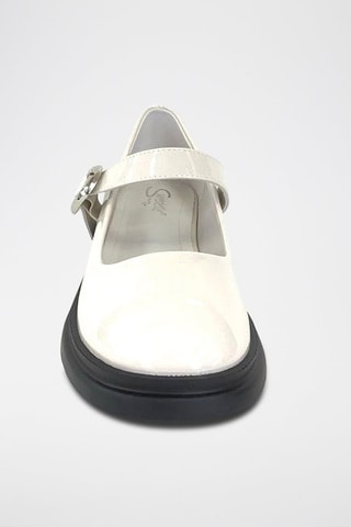 Babies vernies à talons - Beige