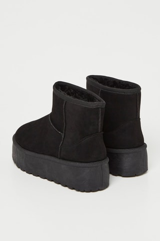 Bottines fourrées - Noir