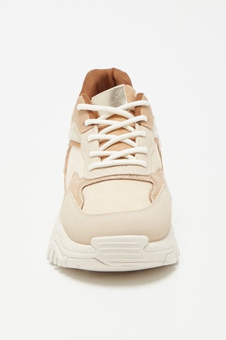 Baskets compensées - Beige