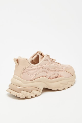 Baskets compensées - Beige