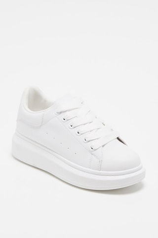 Baskets compensées - Blanc