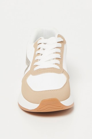 Baskets - Beige et blanc