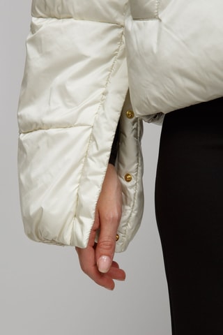 Doudoune matelassée à capuche Impasto Imbottito - Blanc