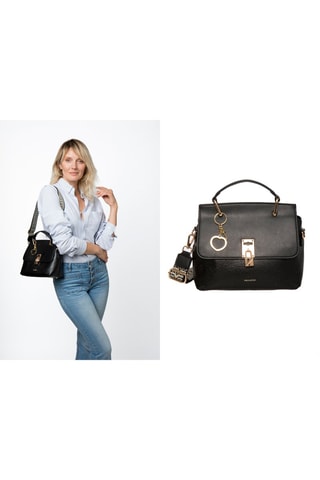 Leren Handtas Jarly - Zwart