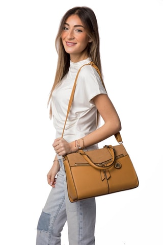 Handtas Hupton - Bruin