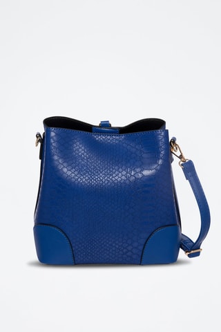 Schoudertas Liloï - Blauw en goudkleurig