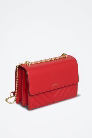 Leren Schoudertas Oriole - Rood