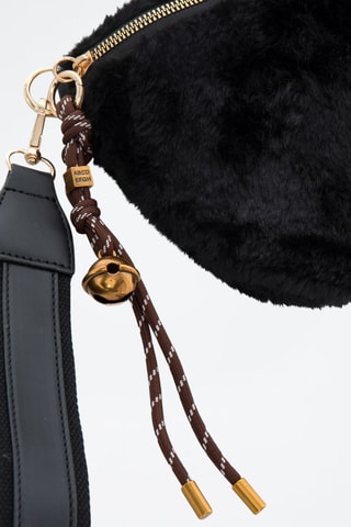 Schoudertas Zora - Zwart - Bruin en zwart