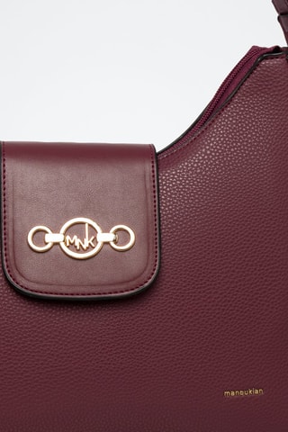 Trendy Handtas Caya - Bordeauxrood