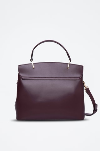 Leren Handtas Ninon - Paars