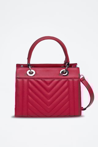 Leren Handtas Paoline - Rood