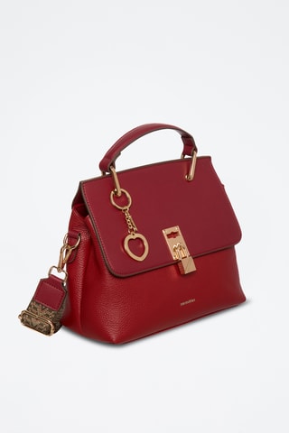 Leren Handtas Jarly - Bordeauxrood