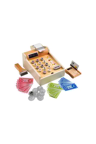 Caisse enregistreuse en bois - Dès 3 ans