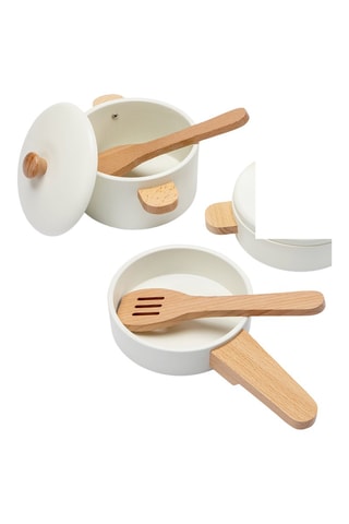 Batterie de cuisine en bois - Dès 2 ans