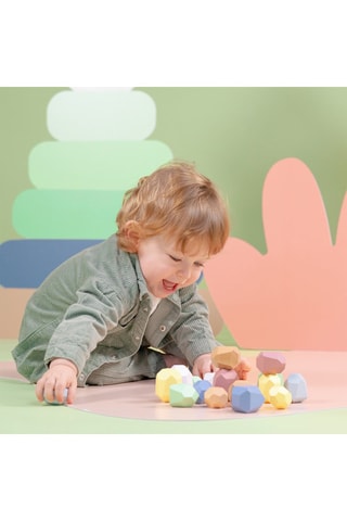 Bloc d'équilibre en bois - Dès 18 mois