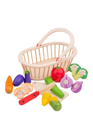 Panier de légumes en bois - Dès 2 ans