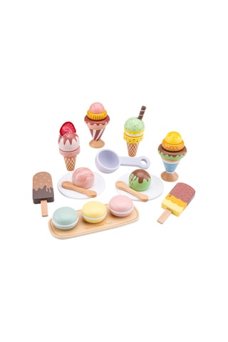 Ensemble glaces en bois - 25 pièces - Dès 3 ans