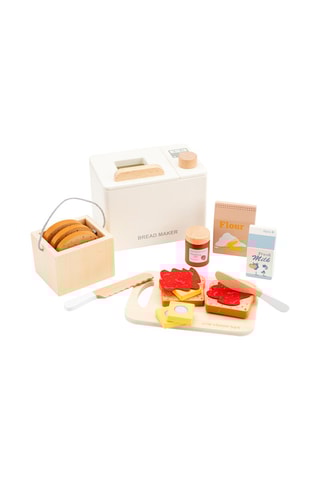 Ensemble machine à pain en bois - Dès 3 ans