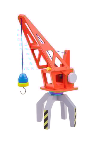 Porte-conteneurs grue en bois - Dès 3 ans