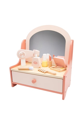 Coiffeuse et accessoires beauté en bois - 8 pièces - Dès 3 ans