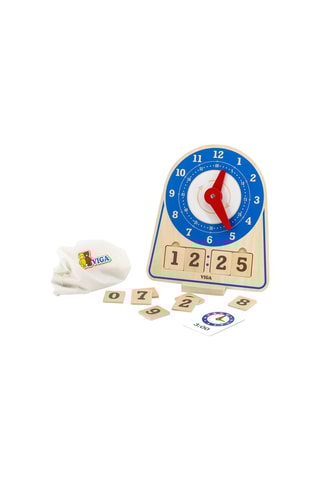 Horloge d'apprentissage en bois - Dès 36 mois