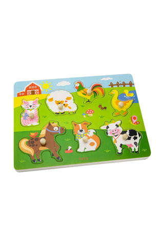 Puzzle sonore en bois Ferme - Dès 18 mois