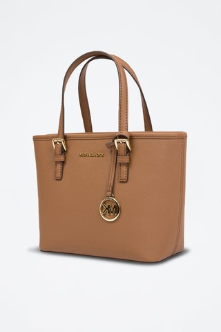 Leren Handtas Jet Set Travel - Camel