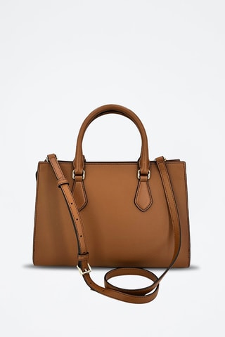 Veganleren Handtas Bruin