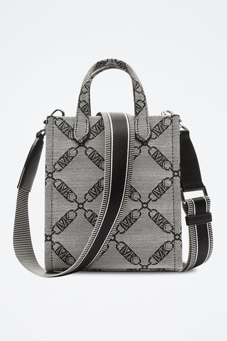 Schoudertas Ecru en Zwart