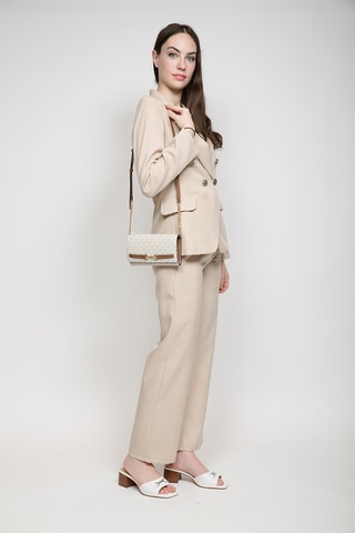 Schoudertas Carson - Wit