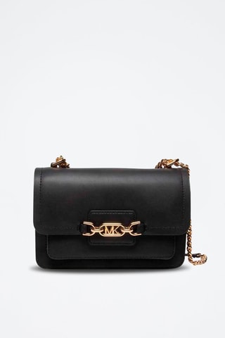 Leren Schoudertas - Zwart