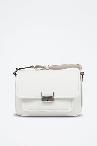 Leren Schoudertas Bradshaw - Wit