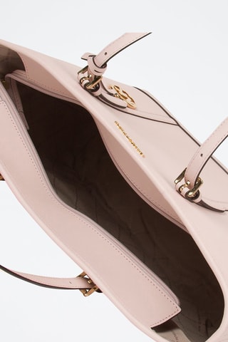 Leren Shopper - 
Roze