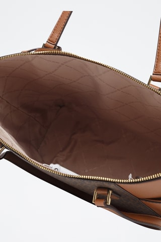 Leren Shopper - Bruin en Camel