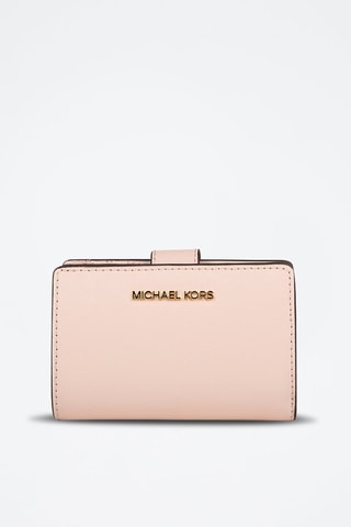 Leren Portefeuille Poederroze