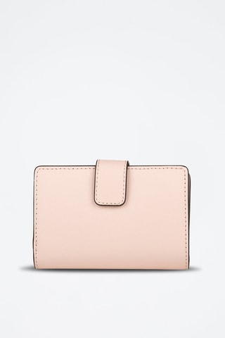 Leren Portefeuille Poederroze