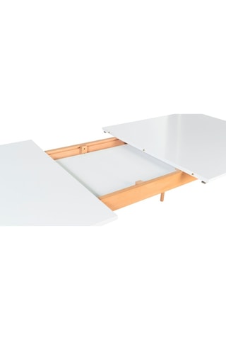 Table extensible Scandi - Naturel et blanc