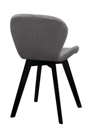 4 chaises Daisy en velours mix de couleurs