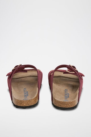 Mules en nubuck - Bordeaux